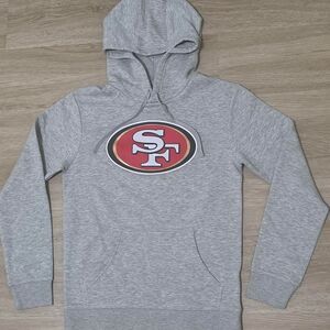 San Francisco 49ers Hoodie – Grey – Size S – Fanatics  - Brand New